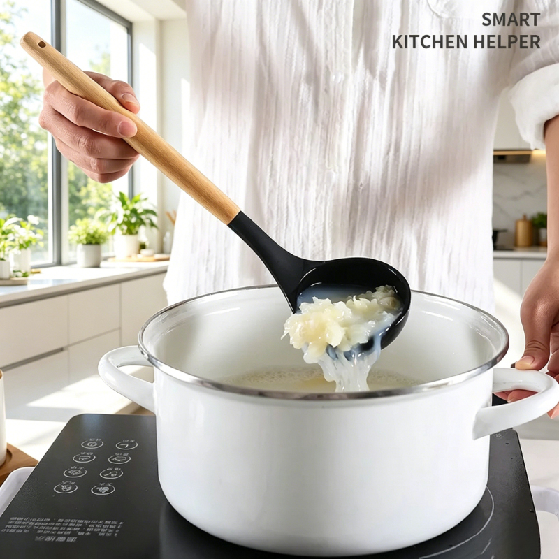 Black Silicone Kitchen Tools 1 - Kitchen Appliances Set บทวิจารณ์และราคา