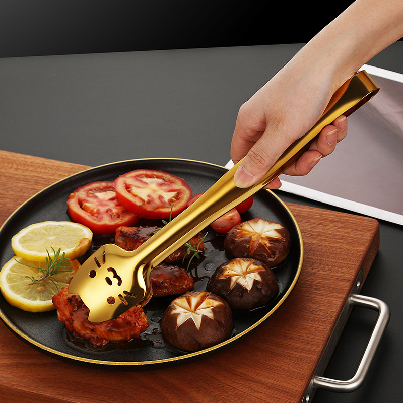 Stainless Steel Food Tongs Foo - Kitchen Appliances Small บทวิจารณ์และราคา