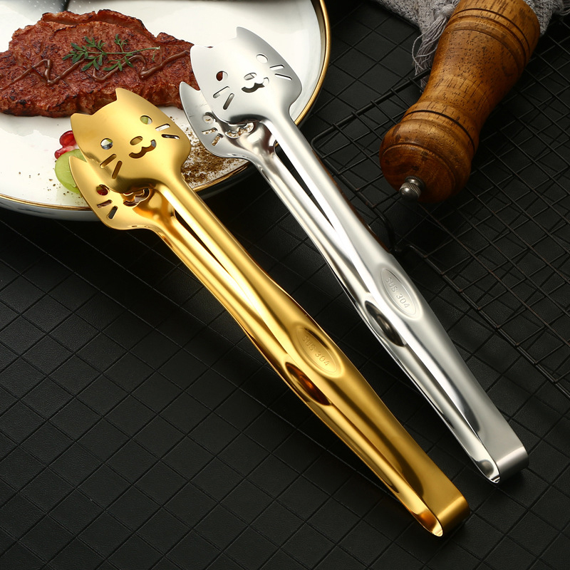 Stainless Steel Food Tongs Foo - Kitchen Appliances Small บทวิจารณ์และราคา