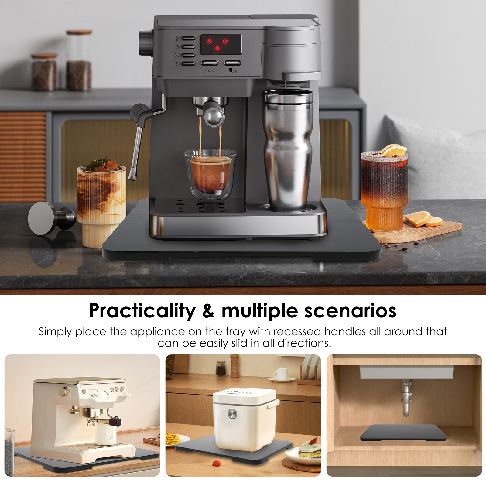 Kitchen Portable Coffee Machin - Kitchen Appliances Set บทวิจารณ์และราคา
