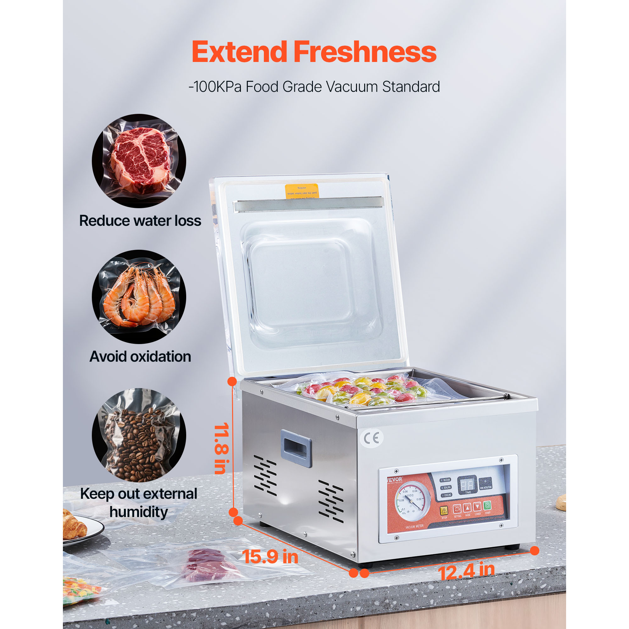 Vacuum Sealer Machine with 6.5 - Kitchen Appliances Small บทวิจารณ์และราคา