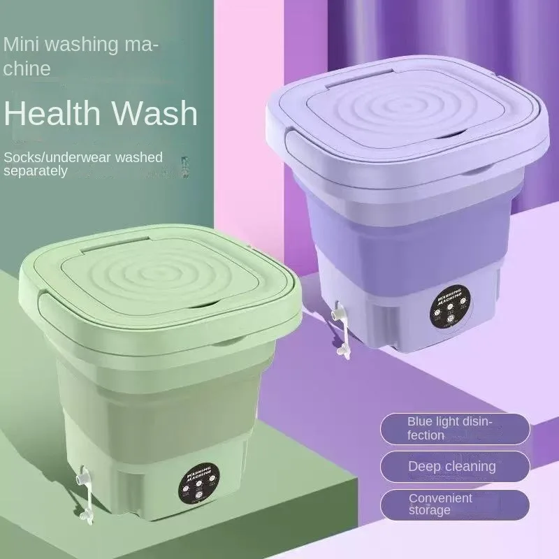 8L Foldable Mini Washing Machi - Kitchen Appliances Small บทวิจารณ์และราคา