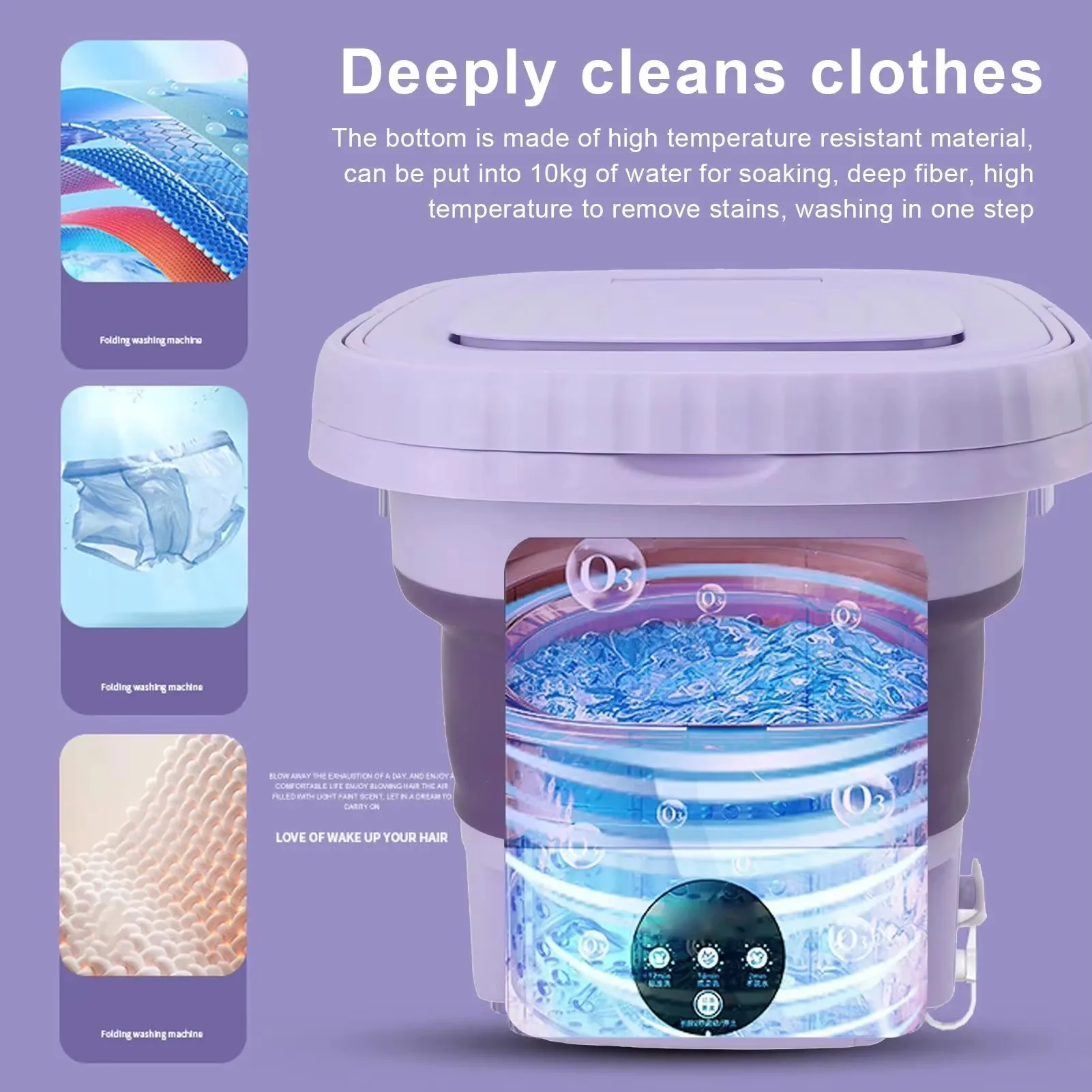 8L Foldable Mini Washing Machi - Kitchen Appliances Small บทวิจารณ์และราคา